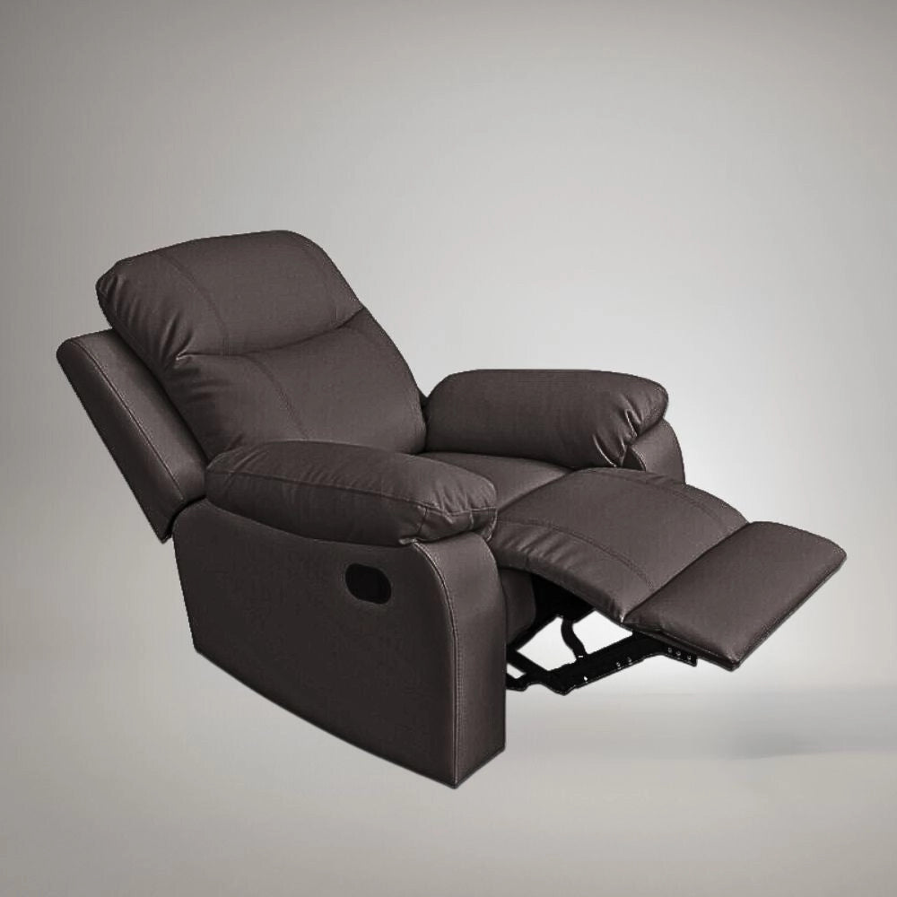 Poltrona reclinabile Chicago tessuto colore Houston87 grigio