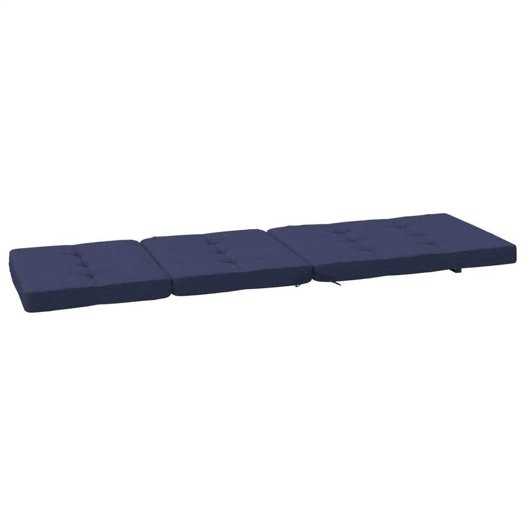 Cuscino da Esterno 2 pcs Blu navy 180 x 55 x 7 cm Tessuto