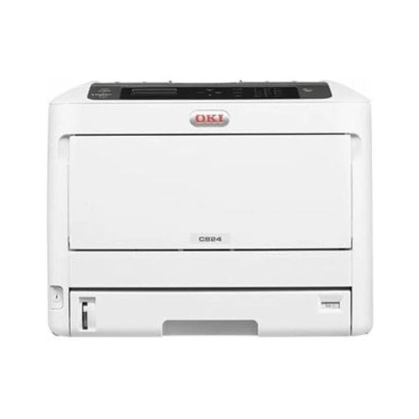 A3 oki c824dn stampante a colori digital led in formato a3/a4, 26ppm a colori/bn in a4 e 14ppm a colori/bn in a3, risoluzione 1200x - 47228002