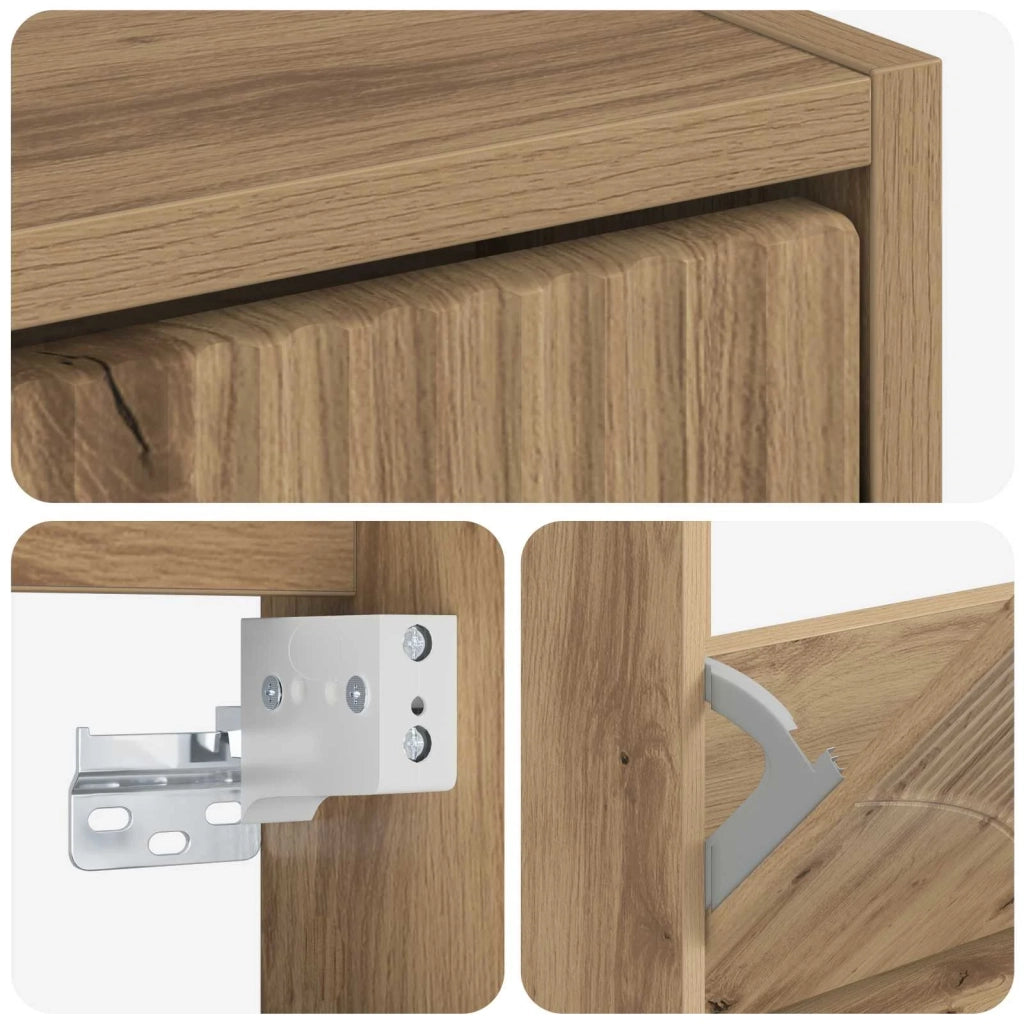 Mobiletto per Scarpe da Muro HOORN 71 x 17 x 43 cm 897294