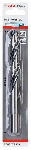 2608577306 - Punta elicoidale per metallo HSS PointTeQ da 14,0 mm (attacco ridotto)