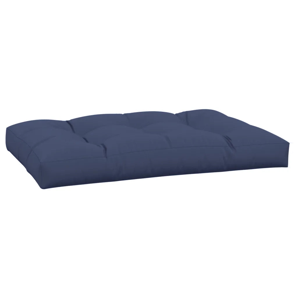 Cuscino per pallet | Cuscini per sedie Blu Marino 120x80x12 cm in Tessuto