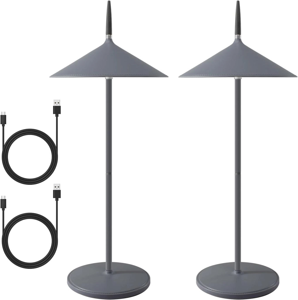 ZMH Lampada da tavolo LED moderna ricaricabile touch dimmerabile per esterni giardino
