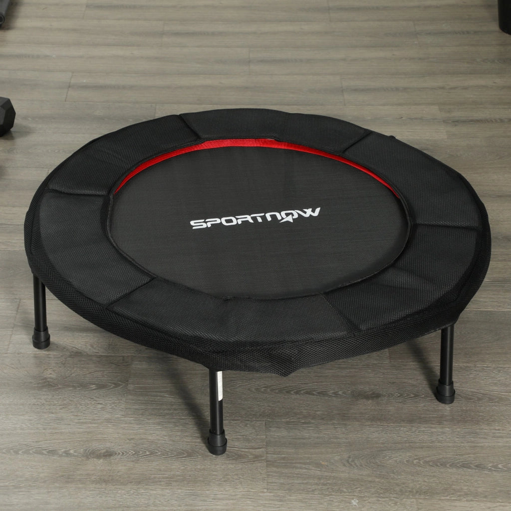 Tappeto elastico per fitness ¨C zephmum ¨C rosso, acciaio, ? 102 cm