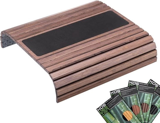 Tavolo da salotto per braccio, antiscivolo, tavolo da salotto flessibile per tutti i braccioli, tavolo da salotto sostenibile con design elegante, colore naturale, si adatta a ogni arredamento, tavolo da salotto per braccio