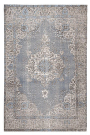 Tappeto 200x290 cm Siria in Tessuto Blu
