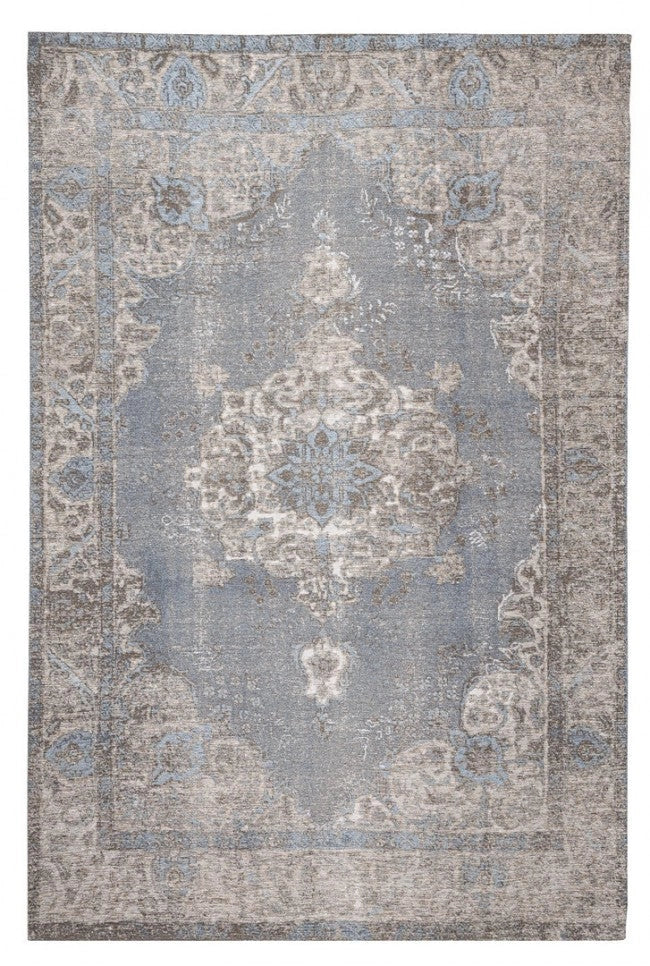 Tappeto 200x290 cm Siria in Tessuto Blu