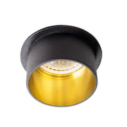 Kanlux SPAG 27322 faretto da incasso rotondo nero oro GU10 35W