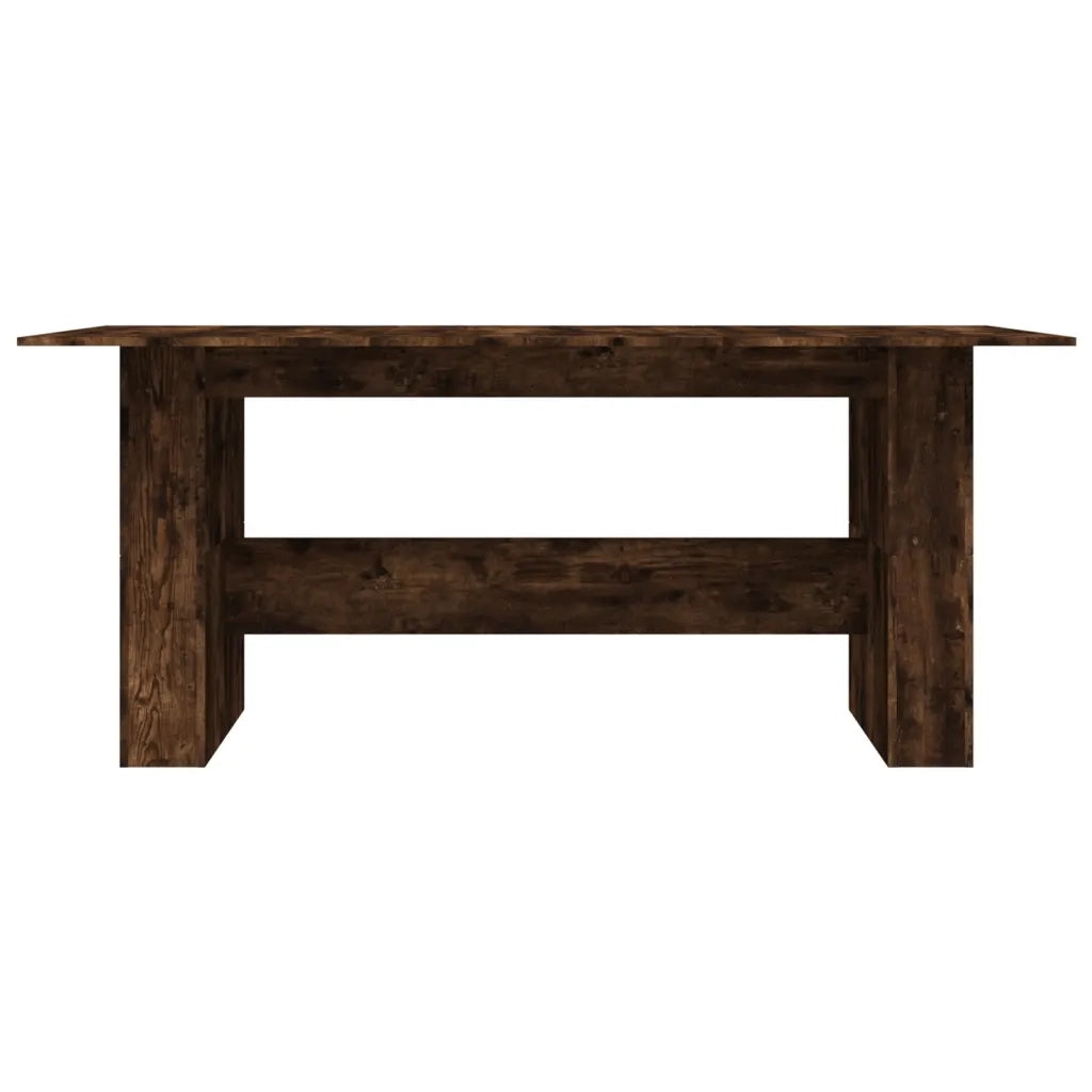 Tavolo da Pranzo Rovere Fumo 180x90x76 cm Legno Multistrato 838192