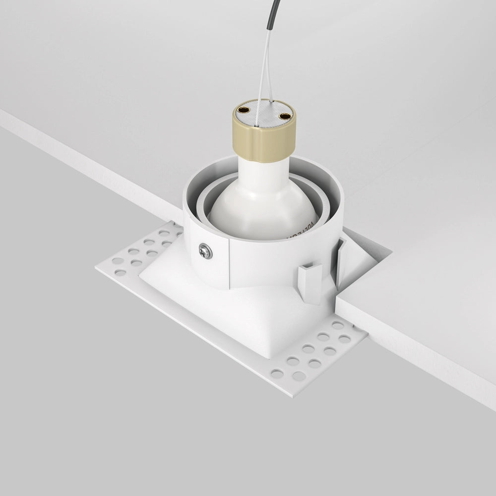 Maytoni DOT faretto incasso soffitto quadrato bianco GU10