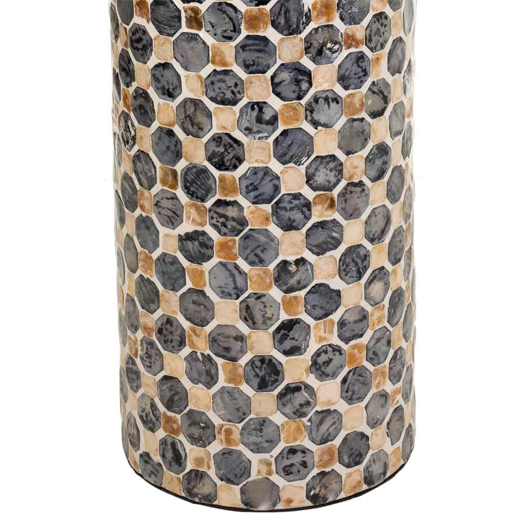 Paragüero de capiz estampado D20x57h cm