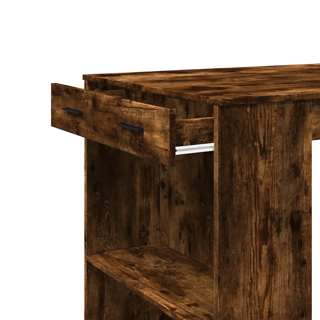 Tavolo Bar Rovere Artigianale 102x70x103,5 cm in Truciolato 3309325