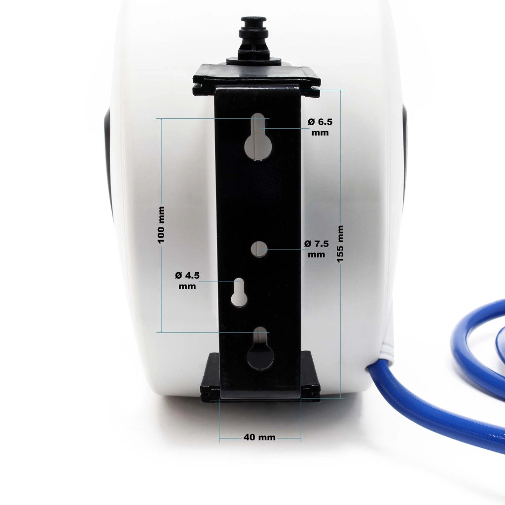 Avvolgitubo automatico 20 metri Avvolgitore tubo aria compressa a parete