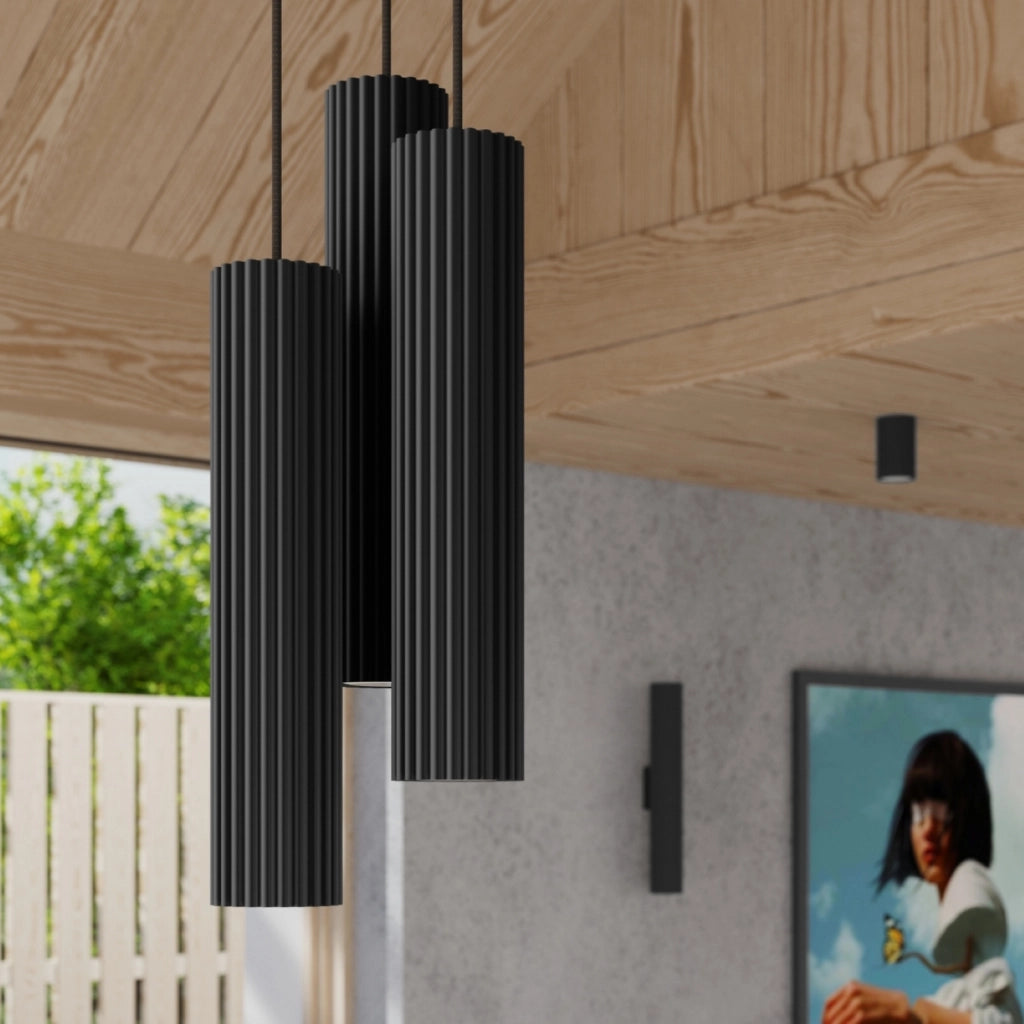 Lampada da parete KARBON 20 nero