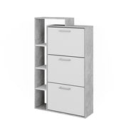 Vicco Scarpiera Calcestruzzo 80 x 128.3 cm con 3 scomparti