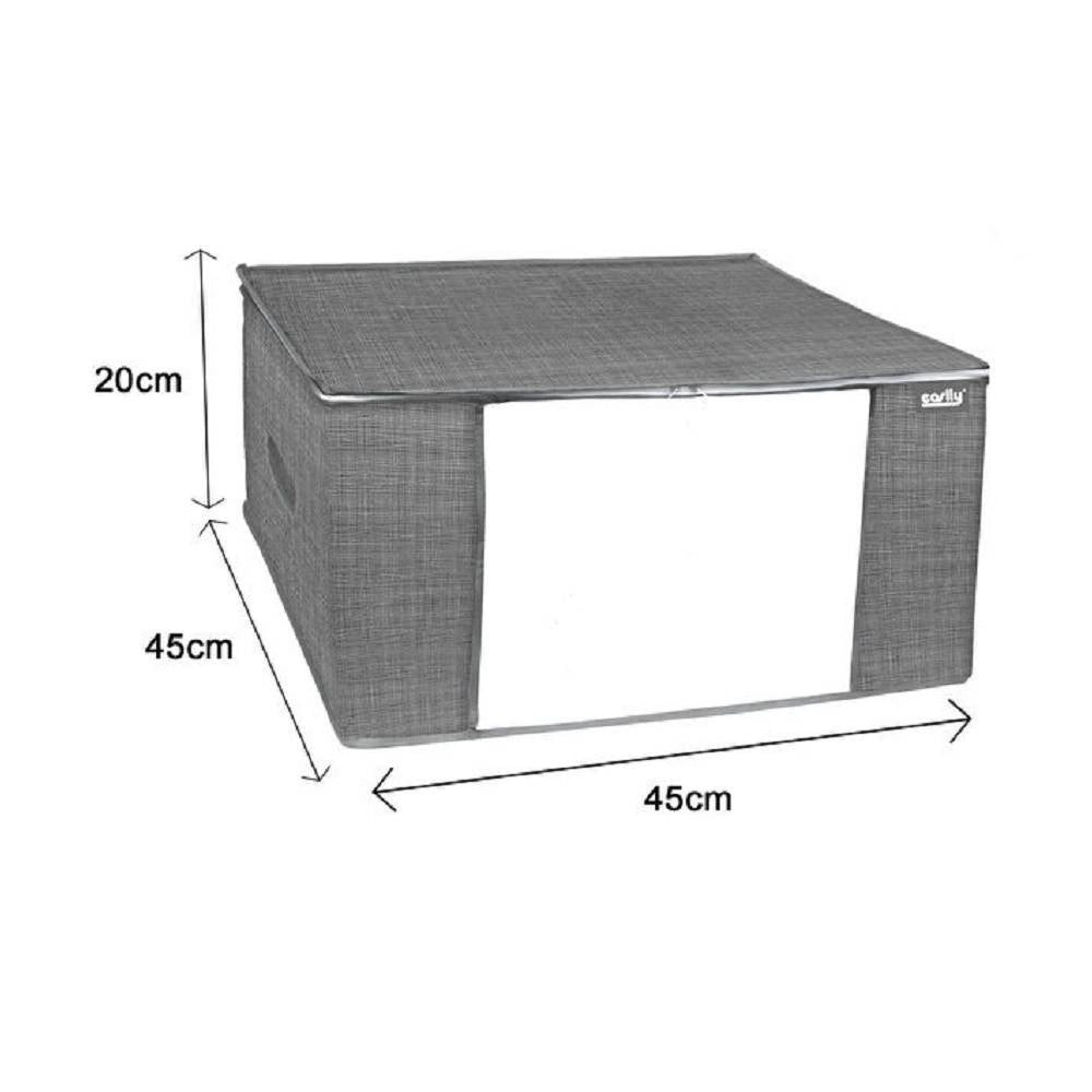 Trade Shop - Organizzatore Organizer Scatola Contenitore Armadi Salvaspazio 45x45x20 Cm 69710 -