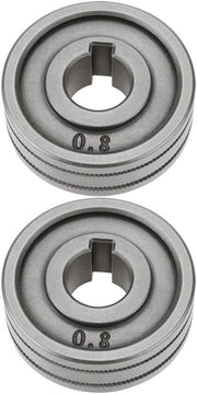 Rulli di alimentazione per saldatura 30 mm - a dente di sega - acciaio - 2 pezzi - compatibili con MAG/MIG - alimentazione antiscivolo morbida