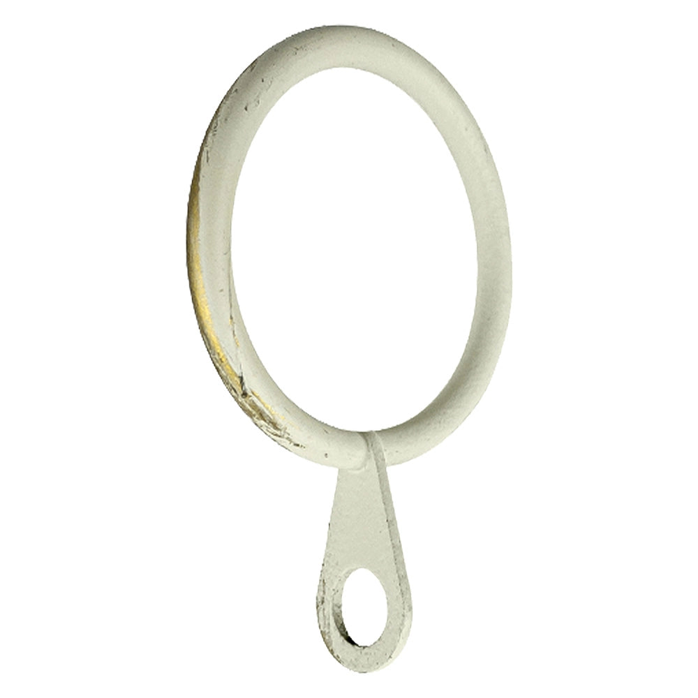ANELLO PER SCORRITENDA col. avorio oro - Ø 12 mm  cf. 6 pz  - ERREBI