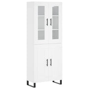 Buffet credenza cassettiera mobiletto mobile contenitore organizer cucina soggiorno salotto alto 69,5 x 34 x 180 cm legno ingegnerizzato bianco 02_0032745