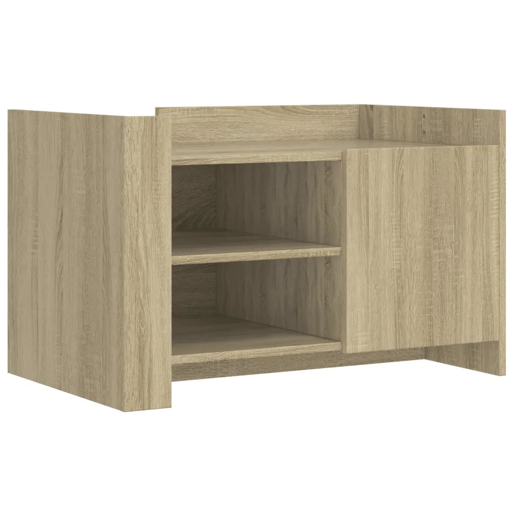 Tavolino da Salotto Rovere Sonoma 80x50x50 cm Legno Multistrato 848355