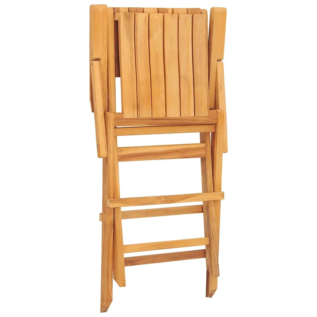 Sedie da Giardino Pieghevoli 6pz 55x62x90cm Legno Massello Teak