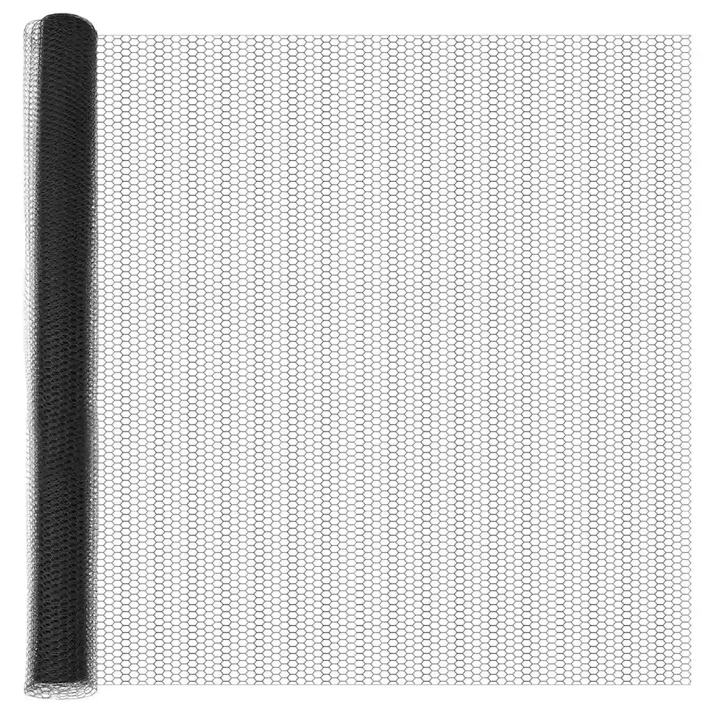 Palo della recinzione Grigio 10 x 1,6 m (maglia da 25 mm)