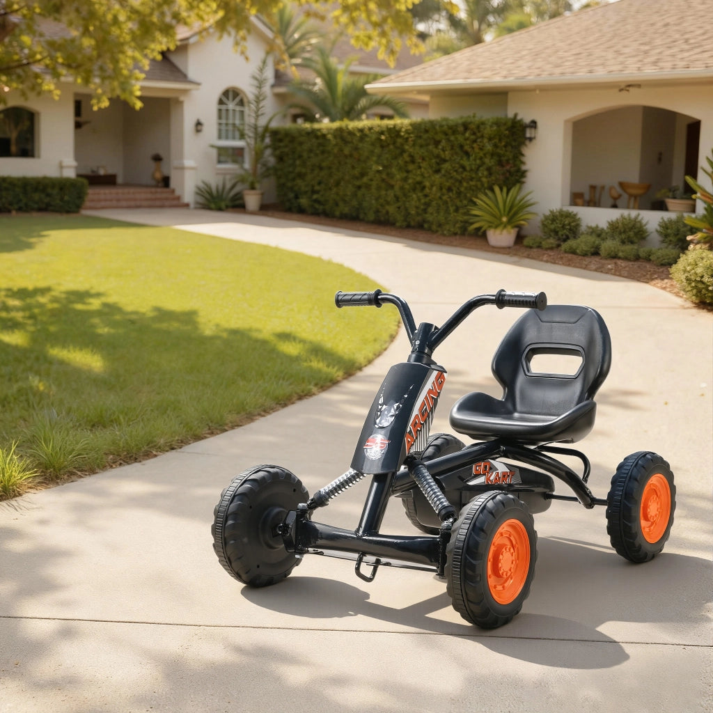 Kart a pedali per bambini ¨C zephmum ¨C nero 84x54x56 cm