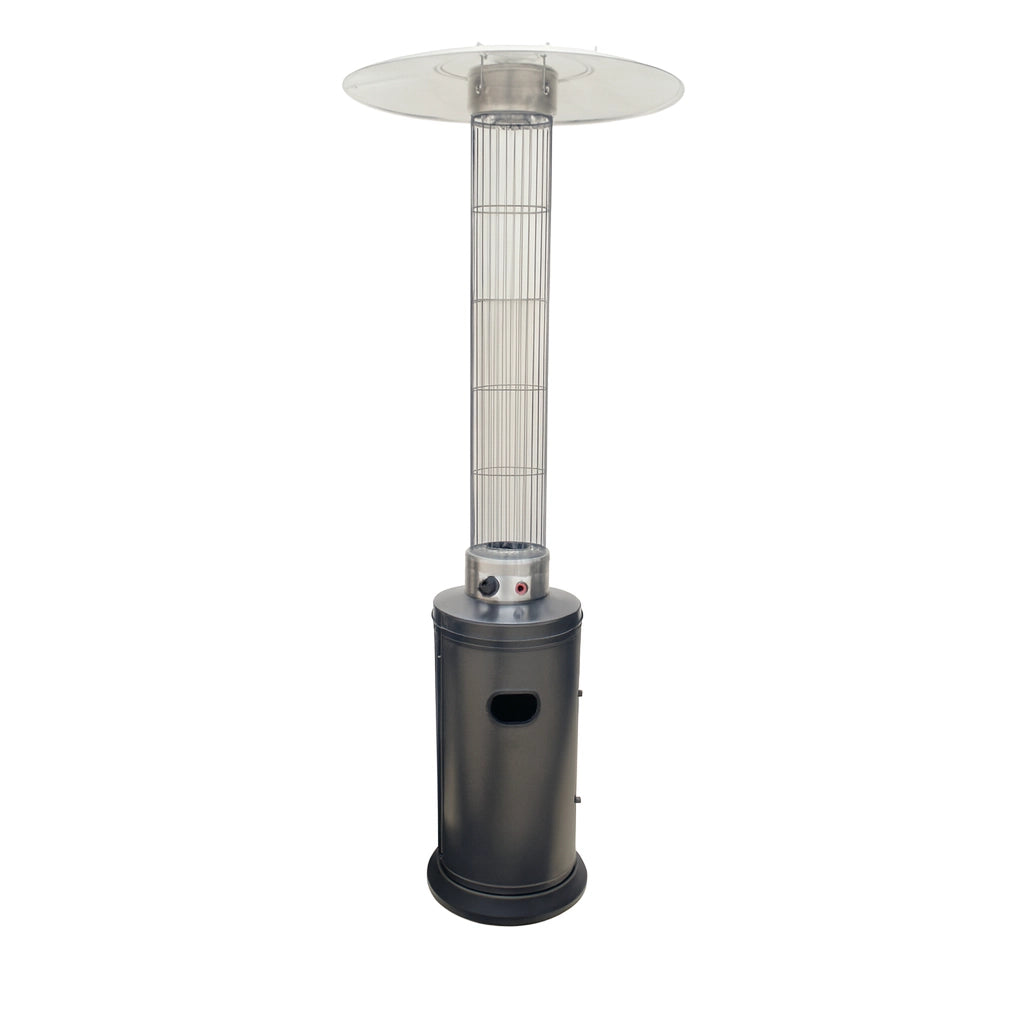 STUFA AEREA PER PATIO A GAS GPL - 10,5KW - COLOR ANTRACITE DA ESTERNO