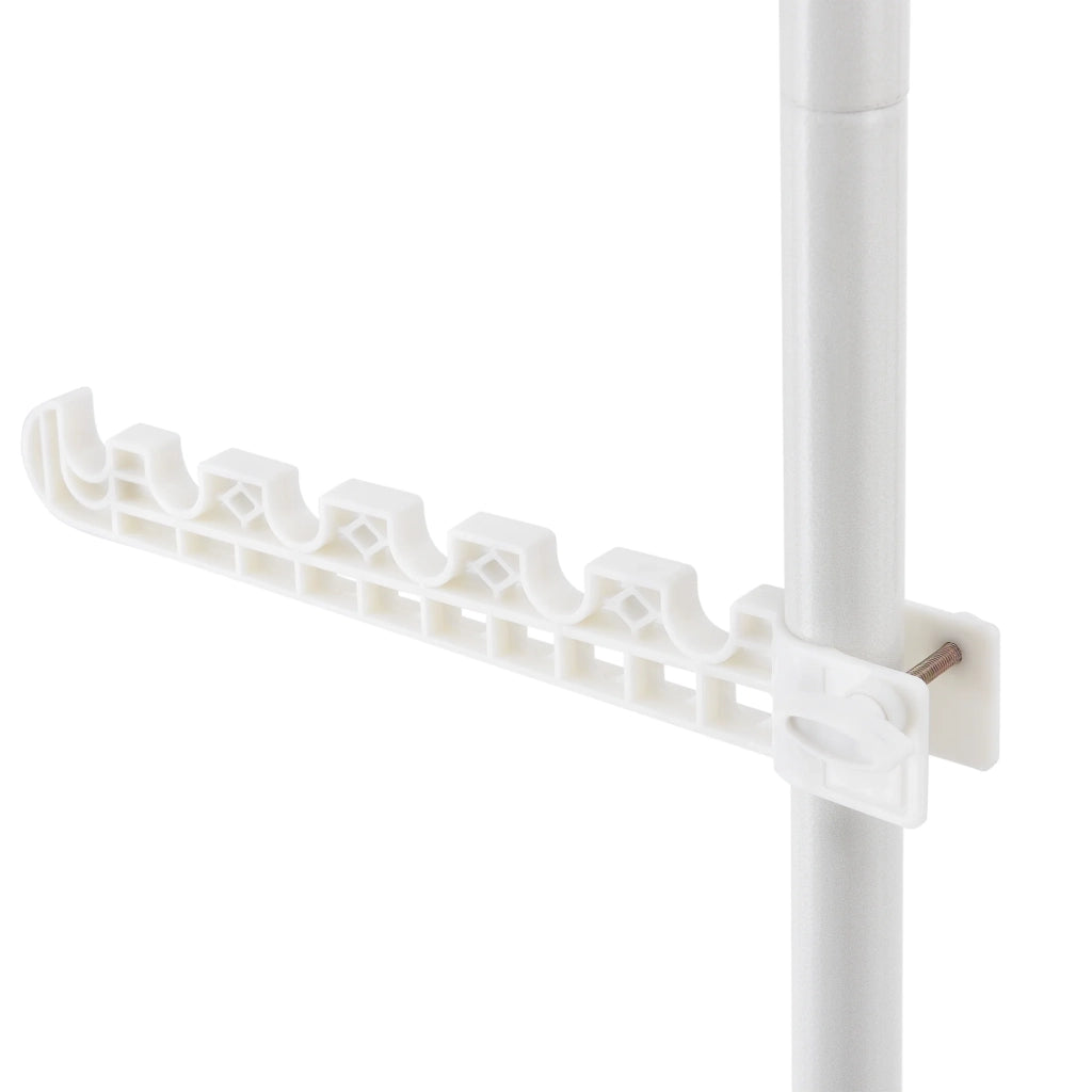 Appendiabiti telescopico regolabile in altezza 110 - 305 cm bianco 03_0003506