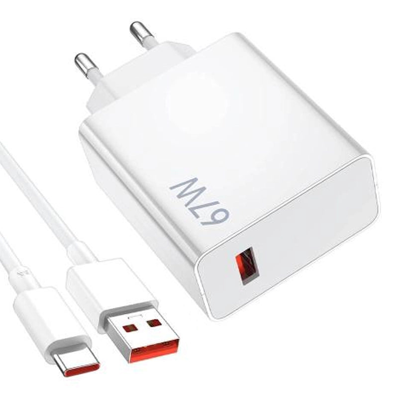 XIAOMI BHR9465EU - ALIMENTATORE 67W USB-A + CAVO TYPE-C