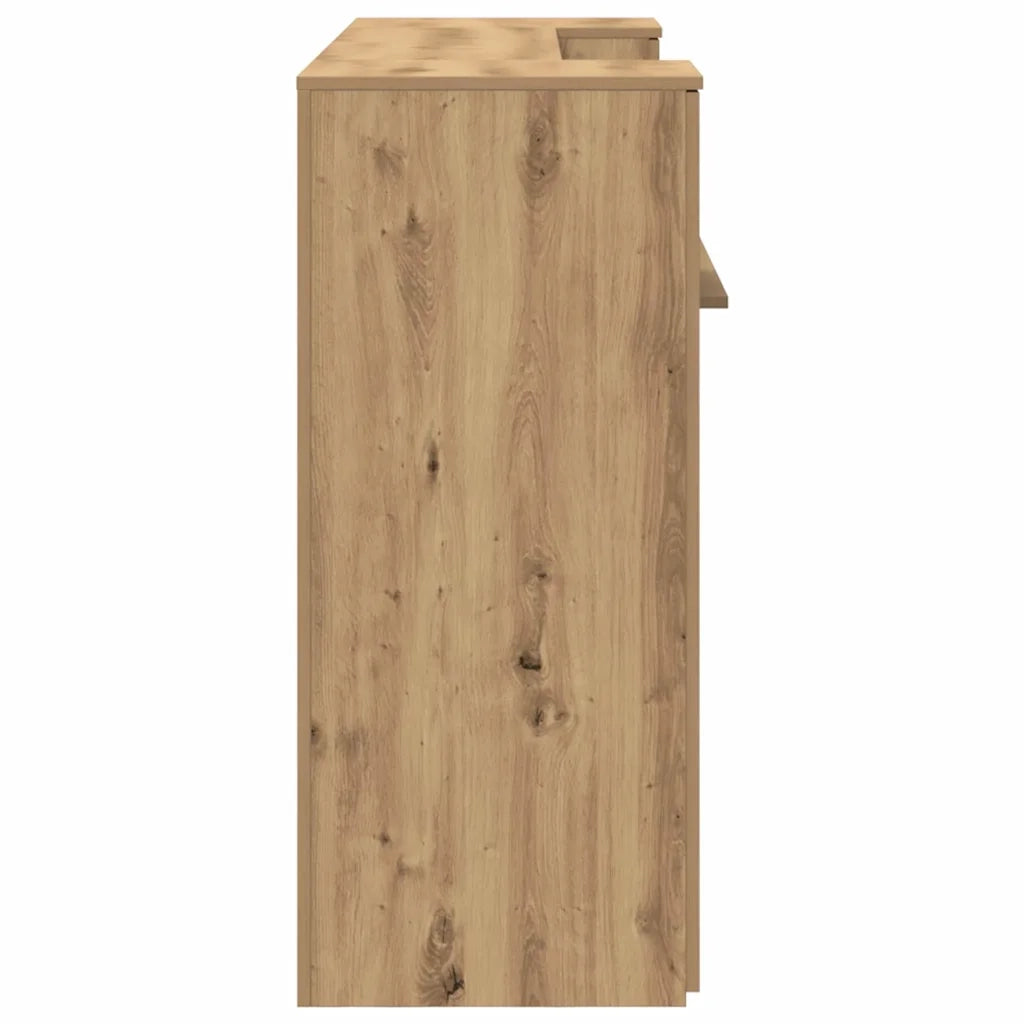 Banco Reception Rovere Artigianale 180x50x103,5cm in Truciolato 3324213