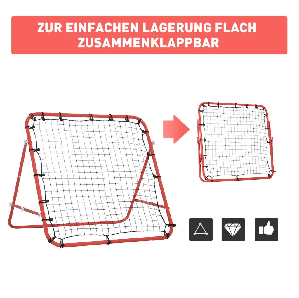 Rete rebounder pieghevole per allenamento, 96 x 80 x 96 cm