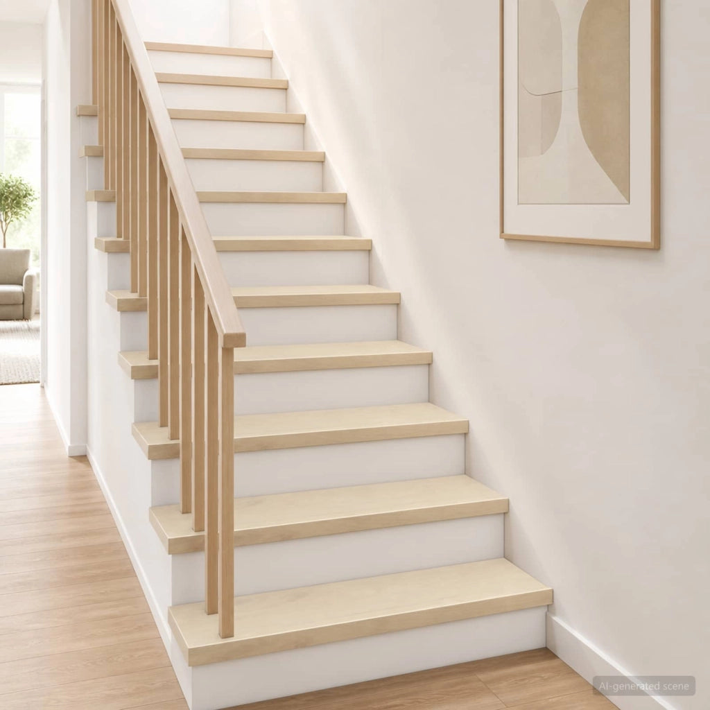 Gradini per Scale 16 pz 120 x 30 x 2 cm Bianco 3449464