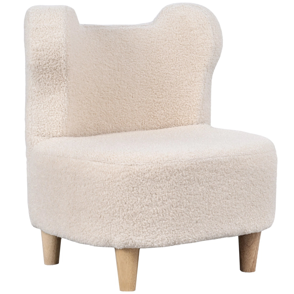 Poltrona per bambini con orecchie da orso ¨C Zephmum ¨C Beige