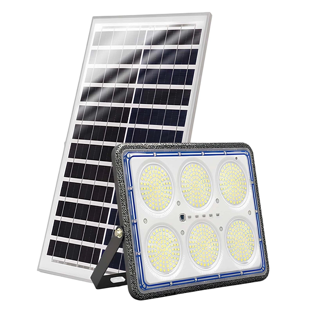 Proiettore Solare LED Esterno 9000K con Rilevamento Automatico Grigio Avizar