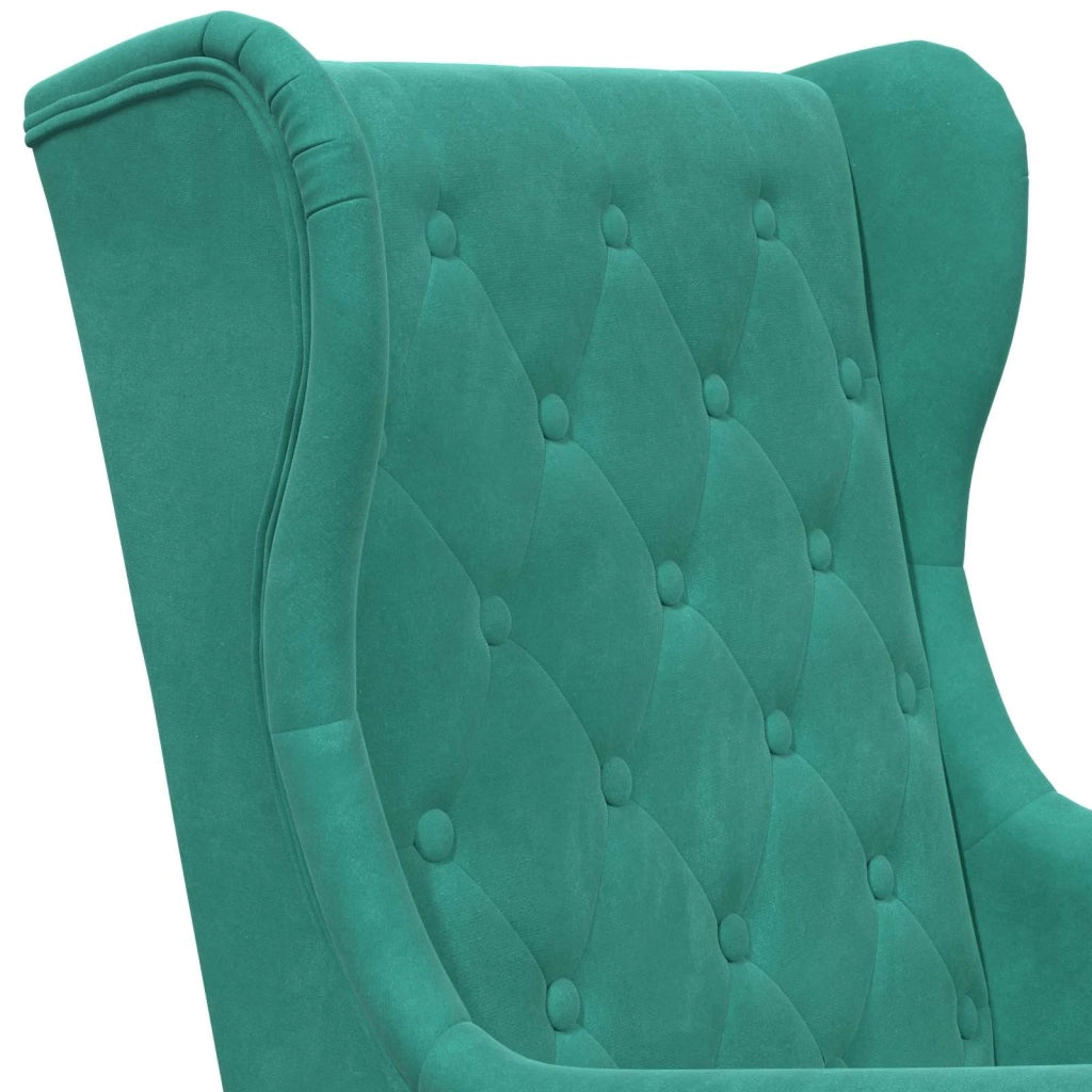 Divano Sedia-Poltrona Turchese Velluto 566084