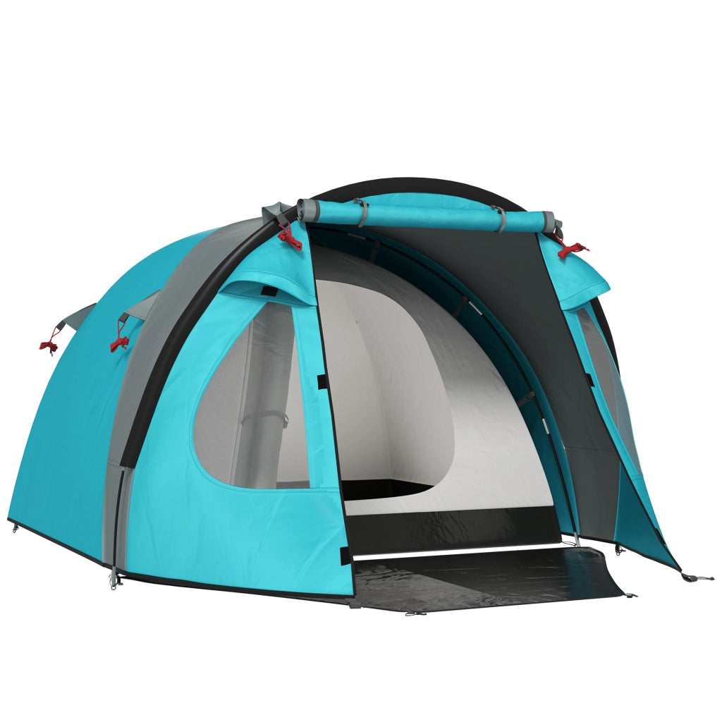 Tenda da campeggio 2-4 persone Domo ¨C Zephmum ¨C Blu cielo