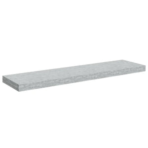 Scaffali a Parete 4 pz Grigio Cemento 90x23,5x3,8 cm in MDF cod mxl 33308