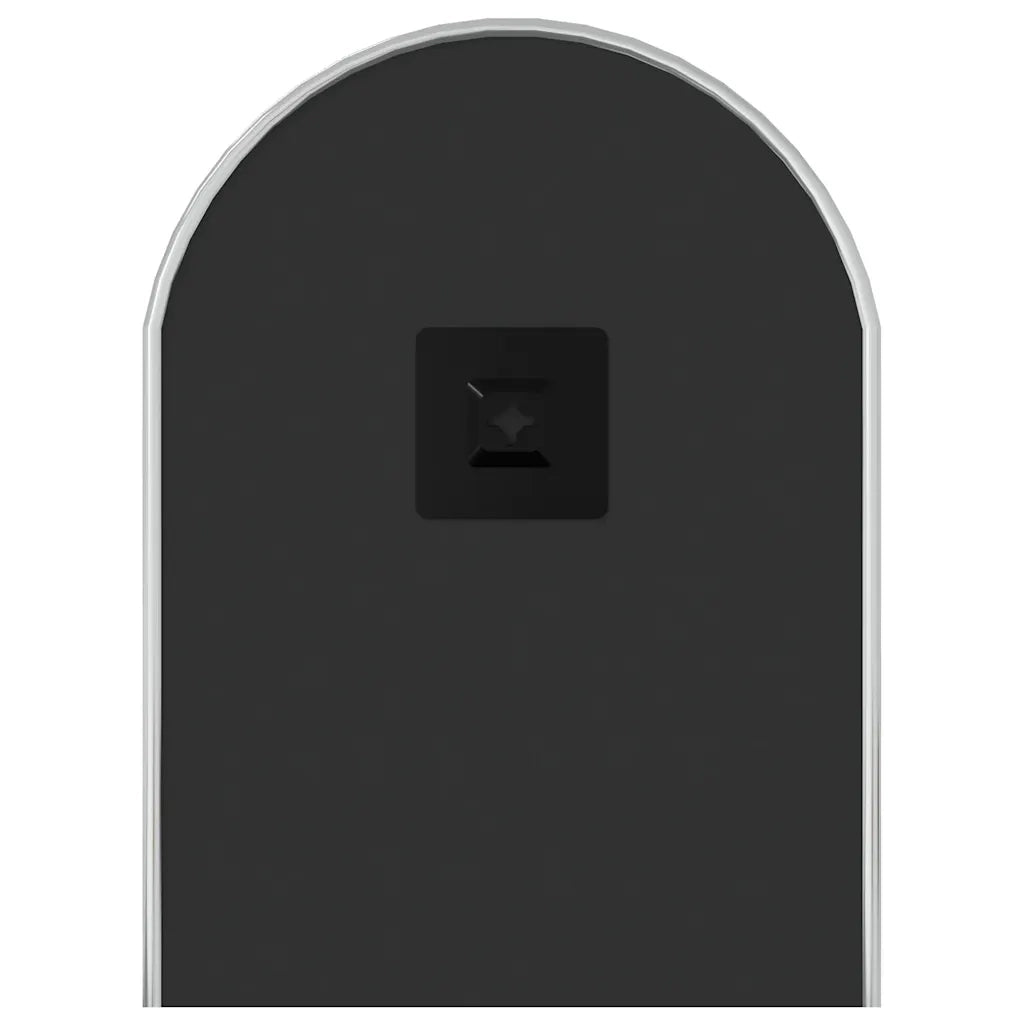 Specchio da Parete Argento 60x25 cm Ovale