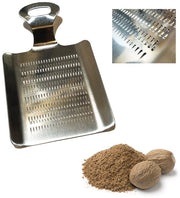 Raspatore per formaggio Parmigiano, zester per limone, noce moscata, zenzero, cioccolato, aglio, verdure, frutta in acciaio inossidabile, resistente a lavastoviglie, foglia raspatrice fine e grossa
