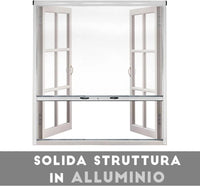 ZANZARIERE PER FINESTRA Bronzo/150 cm/60 cm