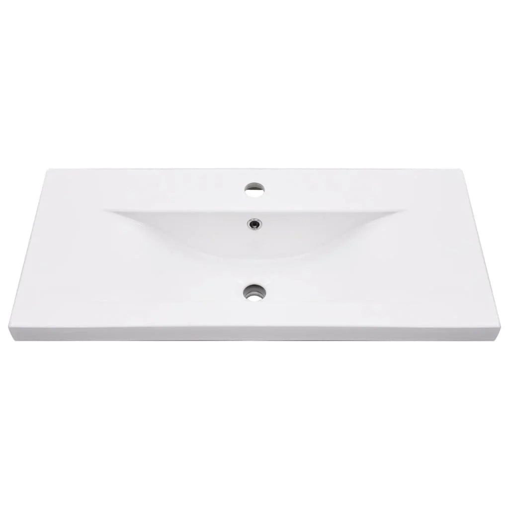 Struttura lavabo da bagno 79 x 38 x 83 cm vasca da incasso ferro bianco 02_0006771