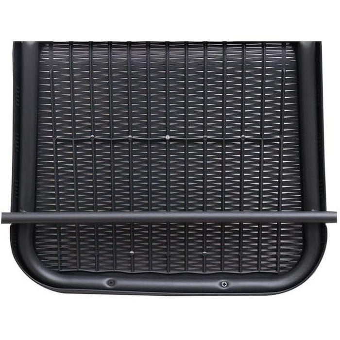 Sedia da esterno impilabile Bistrot Black - La Dea Sedia