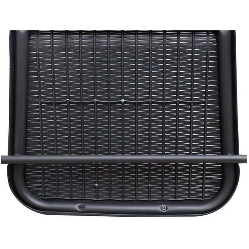 Sedia da esterno impilabile Bistrot Black - La Dea Sedia