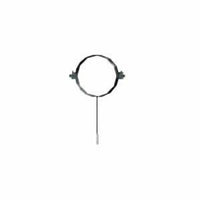 Fascetta murale con tassello ner o pesante 160