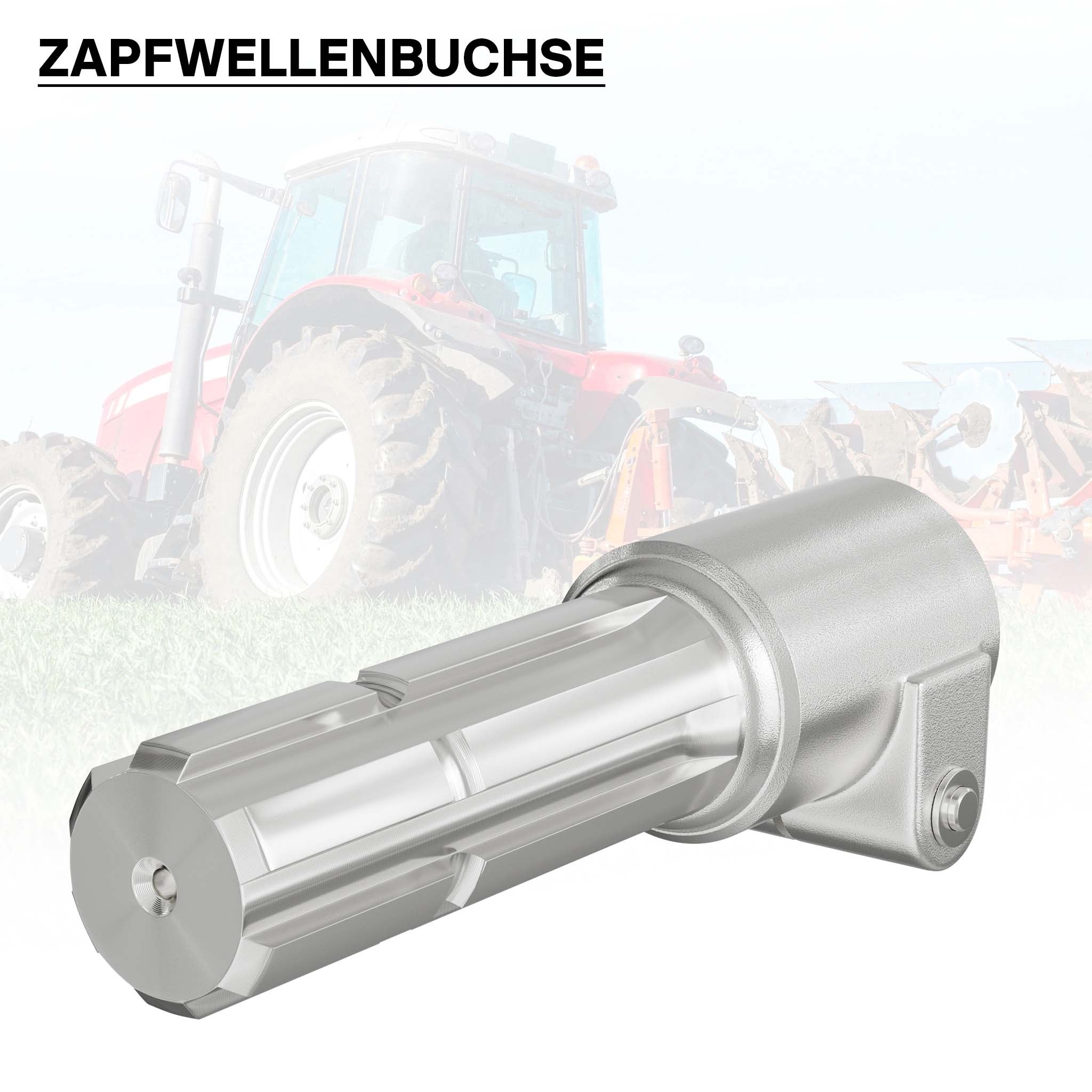 Boccola albero cardanico 175mm Attacco albero scanalato 8-32x38x6 per albero uscita 1 3/4" 6D