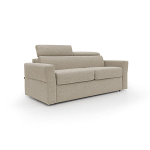 Avalon Divano letto con materasso H18 220 cm (mat. 160x197 cm) verde acqua