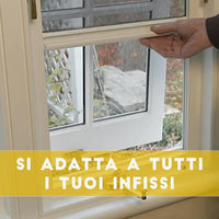 ZANZARIERE PER FINESTRA Bronzo/150 cm/60 cm