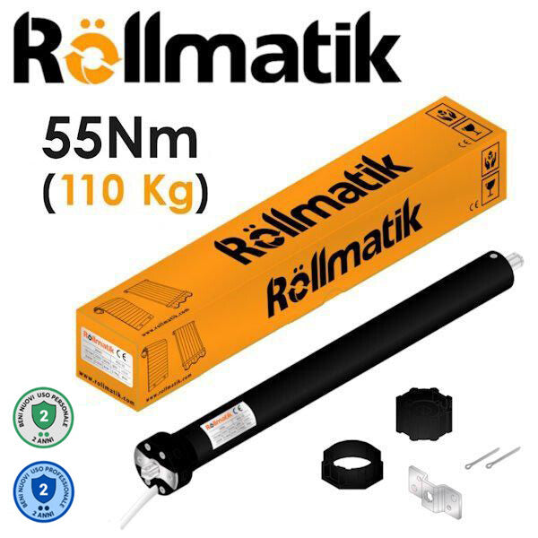 Motore per tapparelle 55 Nm Plus - 110Kg (Rollmatik)