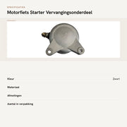 Motociclo Avviamento PMDD-Tipo - Sostituzione per Polaris - Codice Articolo SMU0061 - Tensione 12V - Trasmissione 9 Denti - Materiale di Alta Qualità - Avviamento Motore